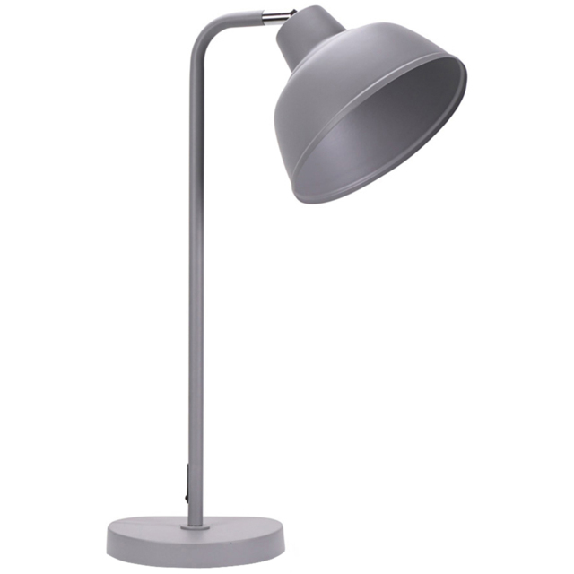 ValueLights Morris Stone Grey Retro Dome LED Table Lamp - image 1