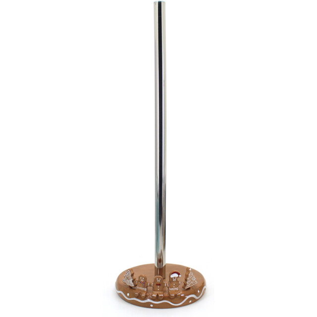 Gingerbread Friends Toilet Roll Holder Brown - image 1