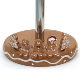 Gingerbread Friends Toilet Roll Holder Brown - thumbnail 2