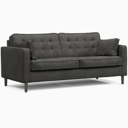 Eden Graphite Chenille 6 Seater Sofa Suite - thumbnail 3