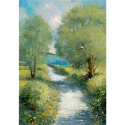 Laura Ashley Country Lane Wooden Frame Wall Art 50 x 70cm - thumbnail 4