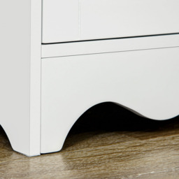 Portland White 4 Door Freestanding Kitchen Storage Cabinet - thumbnail 3