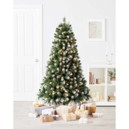 6ft Derry Spruce Pre-lit Premium Artificial Christmas Tree - thumbnail 2