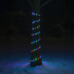 Xmas Haus RGB Micro Seed LED Silver Cable Multi-Function Cluster Light with Remote 24m