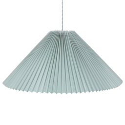 ValueLights Akira Blue Pleated Shade LED Pendant Light - thumbnail 1