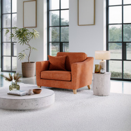 Marlon City Terracotta Snuggle Armchair - thumbnail 3