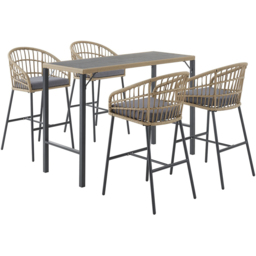 Outdoor Essentials Juno Multicolour 4 Seater Bar Set - thumbnail 2