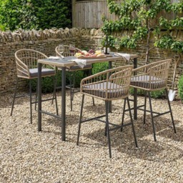 Outdoor Essentials Juno Multicolour 4 Seater Bar Set - thumbnail 3