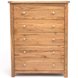 Cabinet Bits Trivento 5 Drawer Chest of Drawers with Chrome Knob - thumbnail 2