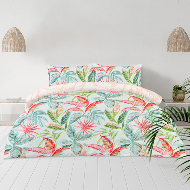 Smart Living King Size Exotic Palms Duvet Set - image 1