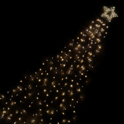 Premier Warm White LED Shooting Star Multi-Function Christmas Decoration 3m