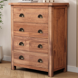 Cabinet Bits Padua 4 Drawer Chest of Drawers with Brass Cup Handle