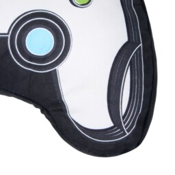 Black Gamer Shaped Cushion 36 x 27cm - thumbnail 3