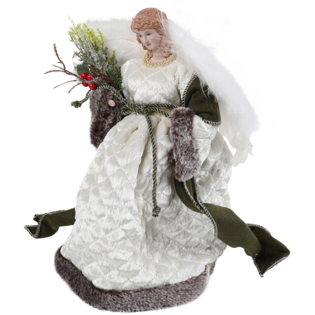 Winter Standing Angel - White - image 1