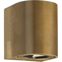 Nordlux Canto 2 Brass Wall Light