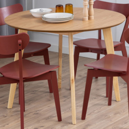 Florence Roxby Round Dining Table Oak