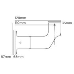 New Edge Blinds Chrome Room Darkening Curtain Pole Corner Bracket 28mm - thumbnail 4