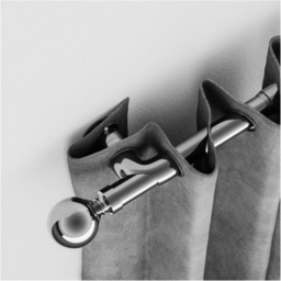 New Edge Blinds Chrome Room Darkening Curtain Pole Corner Bracket 28mm - thumbnail 2