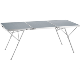 tectake Jumbo Silver Folding Table - thumbnail 1