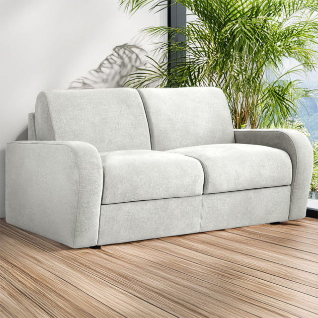 Jay-Be Deco 2 Seater Cosy Chenille Beam Sofa Bed with e-Sprung Mattress - image 1