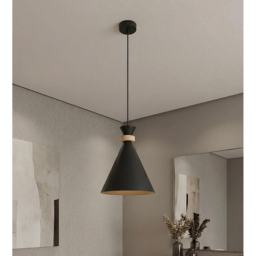 Emibig Zero Black E27 LED Pendant Lamp - thumbnail 4