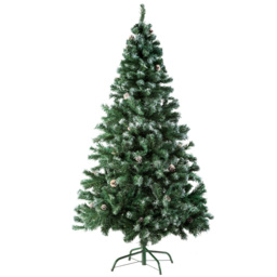 tectake Artificial Christmas Tree with Frosted Tips 6ft
