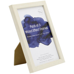 Wood Effect Photo Frame 6 x 4 inch 3 Pack - thumbnail 2