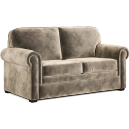 Jay-Be Heritage 2 Seater Luxe Velvet Mink Sofa Bed with e-Pocket Mattress - thumbnail 2