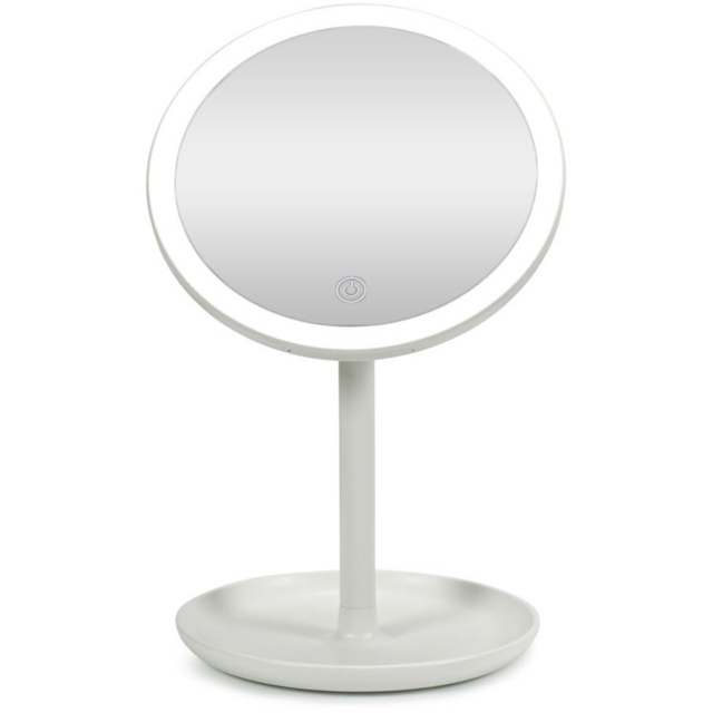ValueLights White LED Make Up Mirror with Bluetooth Speaker - image 1