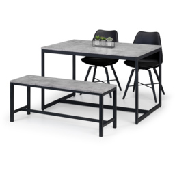Julian Bowen Staten Concrete Dining Table - thumbnail 4