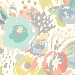 Origin Murals Abstract Floral Pastel Wall Mural - thumbnail 2