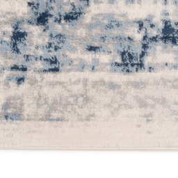 Kukoon Oscar Lennox Flat Blue Watercolour Abstract Rug 240 x 330cm - thumbnail 3