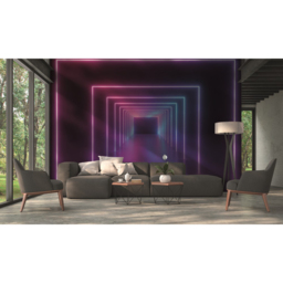 A.S Creation Neon Hallway Digital Wall Mural - thumbnail 3