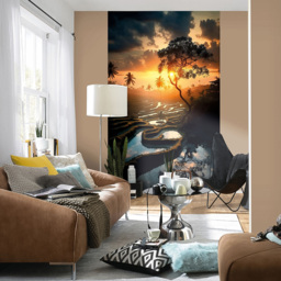 Erismann Tropical Paradise Sunset 3 Panels Wall Mural - thumbnail 3