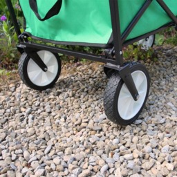 MonsterShop Foldable Garden Cart Green - thumbnail 4