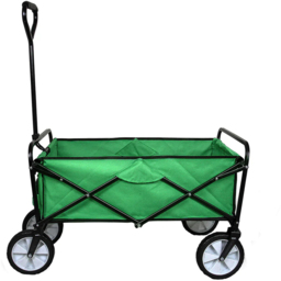 MonsterShop Foldable Garden Cart Green - thumbnail 3