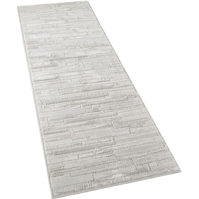Desire Rugs Hamilton Bold Geometric Silver Rug 60 x 220cm - image 1