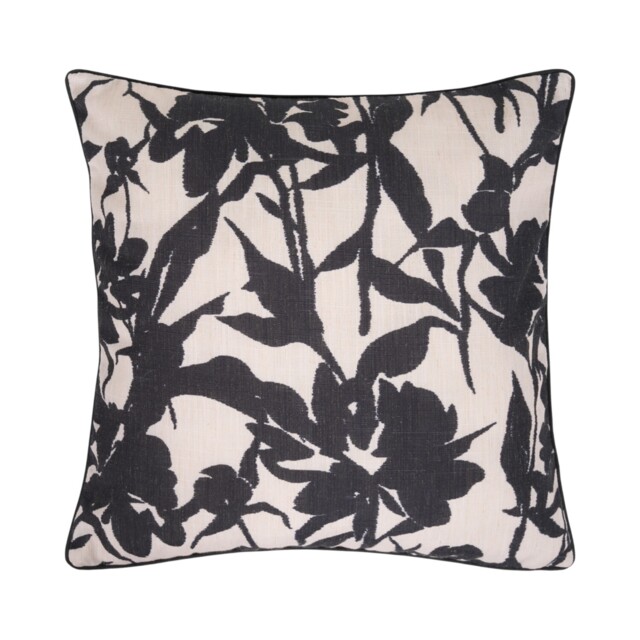 Zahria Ikat Cushion Black - image 1
