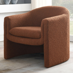 Chelsea Rust Boucle Chair - thumbnail 1