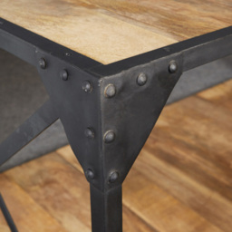Brooklyn Akos Single Shelf Wooden Coffee Table - thumbnail 3