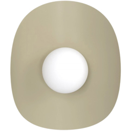 Emibig Fiero White Shade Mocha G9 LED Wall Lamp - thumbnail 3