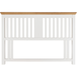 Bentley Designs Hampstead Oak and Ivory Double Headboard - thumbnail 2