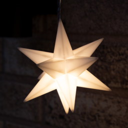 The Christmas Workshop 9 3D Star Curtain String Light Warm White - thumbnail 3