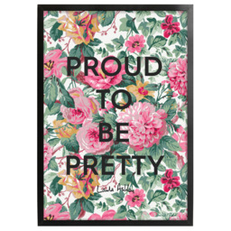 Laura Ashley Aveline Slogan Black Frame Wall Art 50 x 70cm - thumbnail 1