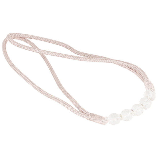 Blush Beaded Tieband