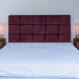 Bedmaster Pearl Super King Size Mink Chenille Squared Headboard - thumbnail 1