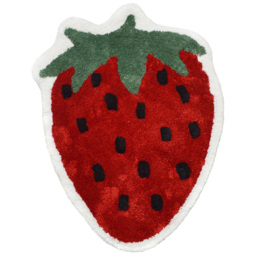 Mooky Mats Strawberry Shaped Non Slip Bath Mat