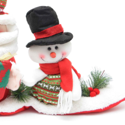 Shatchi Animated Teddy Bear Set Christmas Decoration 3 Piece - thumbnail 3