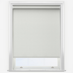 New Edge Blinds Light Grey Thermal Blackout Motorised Roller Blind with Motor Kit 50cm - thumbnail 1
