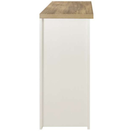 Highgate 2 Door 2 Drawer Cream and Oak Sideboard - thumbnail 3